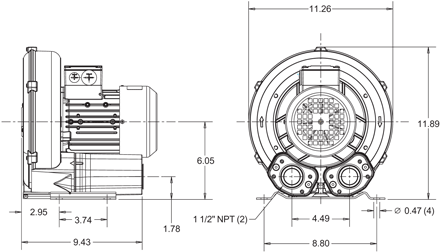 3ba1400-Dimensions